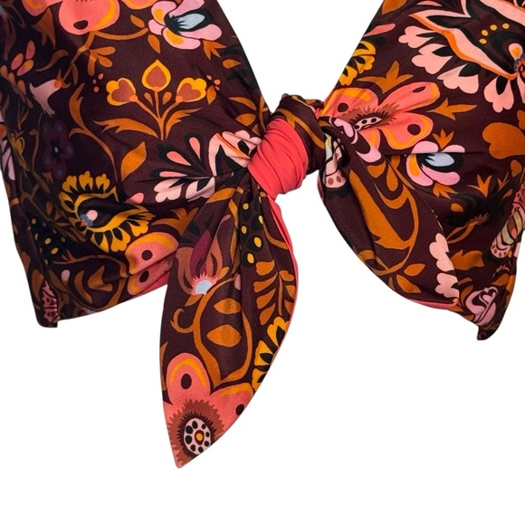 LA DOUBLE J Selva Bow Reversible Print Bikini (TOP ONLY) - Picture 7 of 14